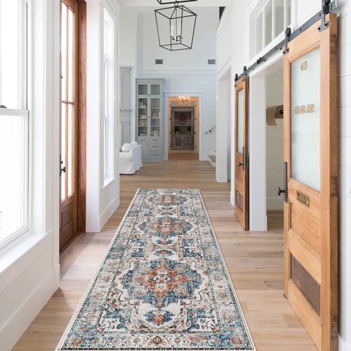 2x8 Washable Hallway Runner Rug (2' x 8' (Rectangular) / Brick)