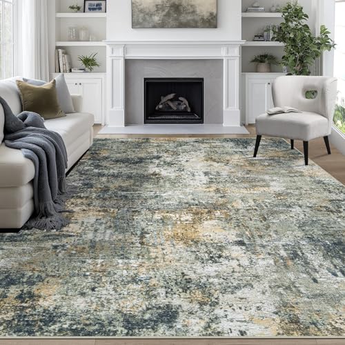 9x12 Area Rugs for Living Room Washable Bedroom Dining Room Multi Color (Multi Color / 9' x 12' (Rectangular))
