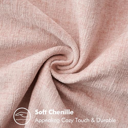 Decorative Couch Throw Pillow Covers 16x16 Inch Pink 2 Pack (Pink / 16" x 16" (Pack of 2))