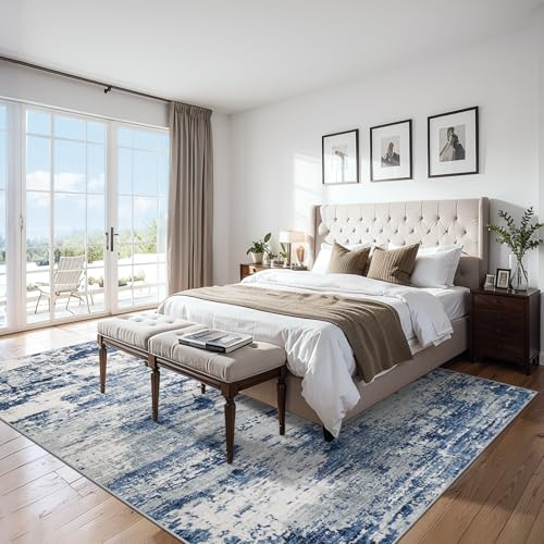 10x12 Area Rug Living Room (New-blue Grey / 10' x 12' (Rectangular))