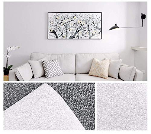 White Contact Paper 15.7''x236.2'' White Peel and Stick Wallpaper (White / 15.7" x 236.2")