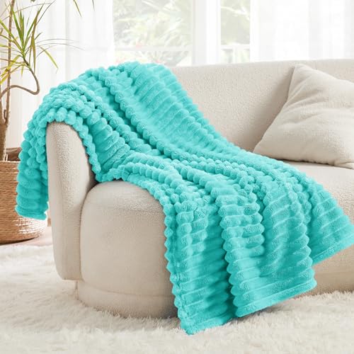 Soft Throw Blanket for Couch Decor Gifts Blue Fog 50"x60" (Blue Fog / Throw)