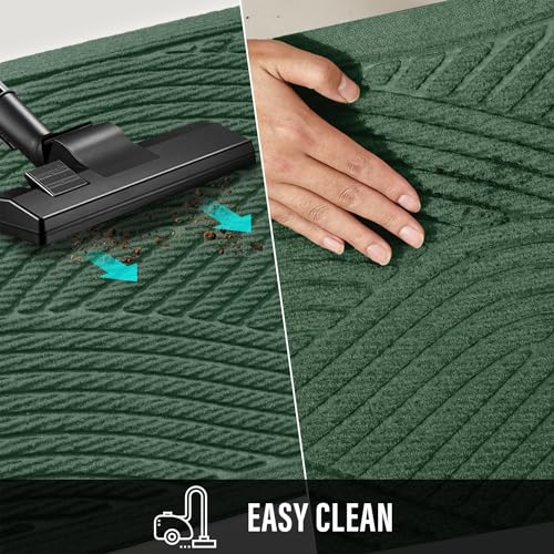 Sturdy Front Door Mat (Green / 2' x 3' (Rectangular))