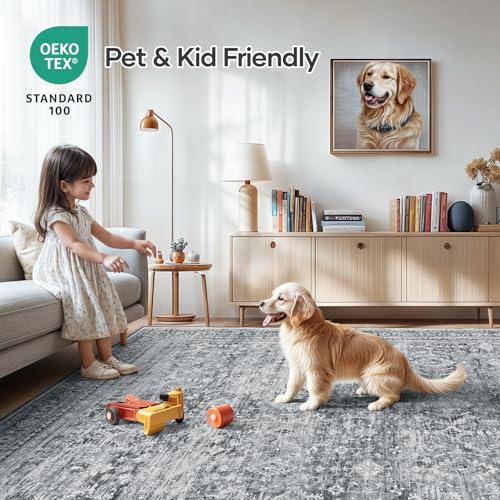9x12 Area Rug for Living Room (Blue/Grey / 9' X 12' (Rectangular))