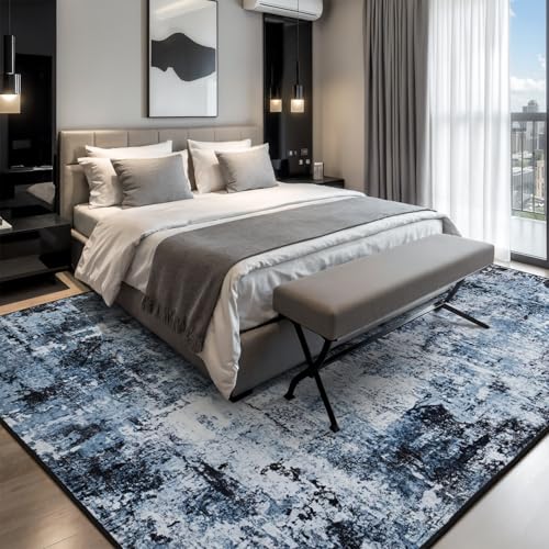 4x6 Area Rugs for Living Room (01-ocean Blue / 4' x 6' (Rectangular))
