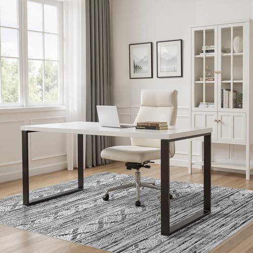8x10 Area Rugs Living Room (White Black / 8' X 10' (Rectangular))