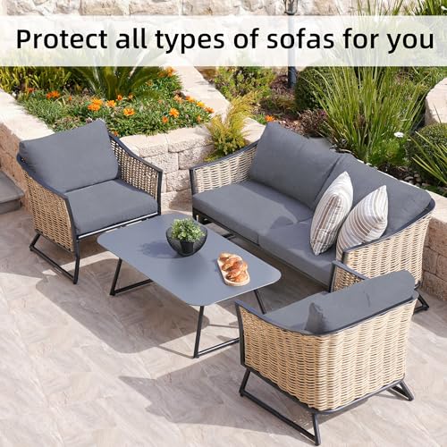 8 Pcs Outdoor Cushion Covers