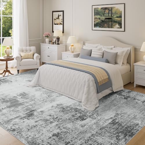 9x12 Area Rug (Black Gray / 9' x 12' (Rectangular))