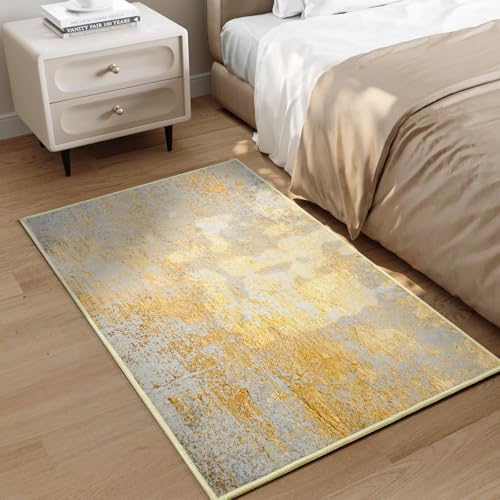 Entrance Rugs Indoor 2x3 Orange (Orange, Silver & Gray / 2' x 3' (Rectangular))