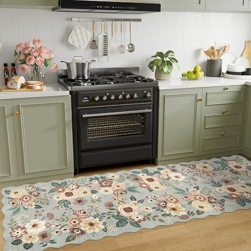2x10 Runner Rug for Hallway (Sage Green (Big) / 2' x 10' (Rectangular))