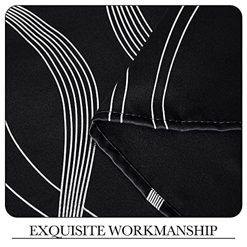 Blackout Curtains for Patio (1 - Black / 52"W x 95"L (Pack of 2))