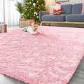 9x12 Machine Washable Large Area Rugs for Living Room (9x12 Ft / Pink)