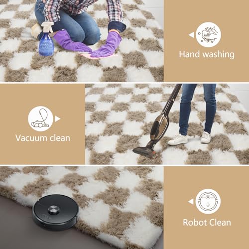 Large Shag Area Rug for Bedroom