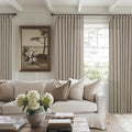 Burlywood Birch Taupe Pinch Pleated Linen W60xL102 Inch Curtains (Burlywood Birch / 60"W x 102"L (Pack of 1))