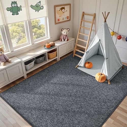 7x10 Large Grey Area Rug Non (07 Grey / 7' x 10' (Rectangular))