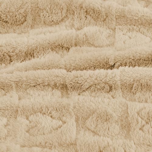 Heart Baby Blanket (01 Khaki / 30"x40")