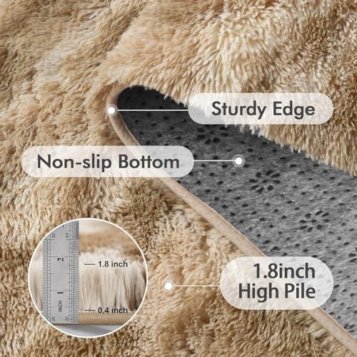 Area Rugs for Living Room (Cb Khaki 4sm03 / 5' X 7' (Rectangular))