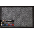 WeatherMAX Door Mat (Steel Chevron / 47" x 35")