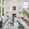 10x14 Area Rugs for Living Room (Black White Grey / 10' x 14' (Rectangular))