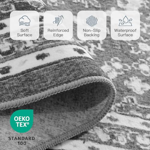 9x12 Area Rugs for Living Room (Oriental Light Grey / 9' X 12' (Rectangular))