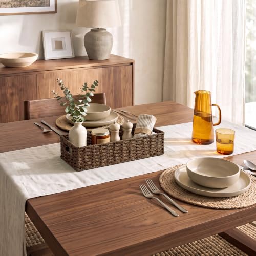 Toilet Tank Tray (Dark Brown / 14¼" L x 6¾" W x 3¾" H)