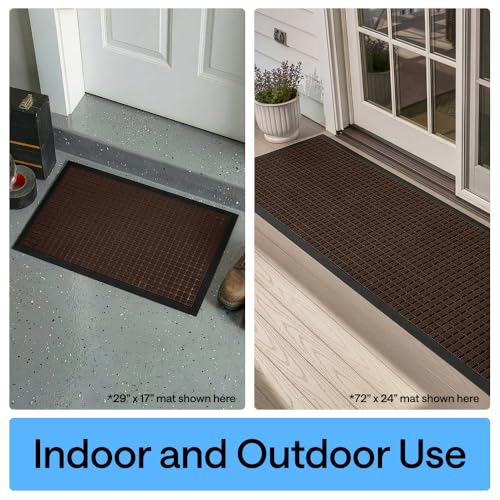 WeatherMAX Door Mat (Walnut Squares / 60" x 24")
