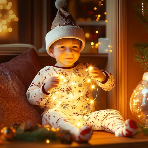 Fairy Lights Plug in (Warm White / 100 LEDs - 2Pack)
