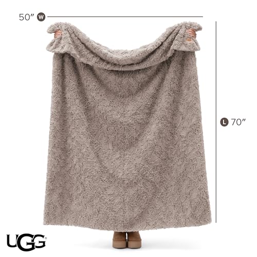 Adalee Throw Blanket for Bed (Brown / Throw)
