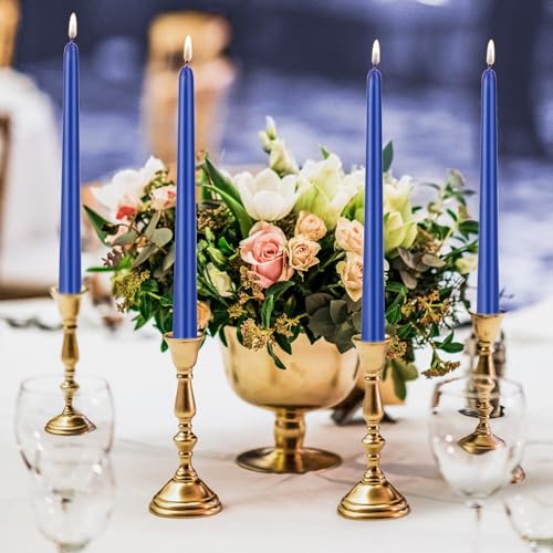 0.87×10 Inch Blue Taper Candles (Blue)