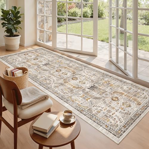 Hallway Runner 3x8 (Brown/Gold / 3' x 8' (Runner))
