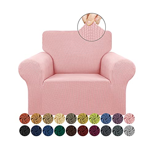 Stretch Chair Sofa Slipcover (Dusty Pink / Small)