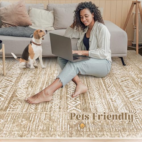 Living Room Rugs 8x10 (Light Brown / 8' x 10' (Rectangular))