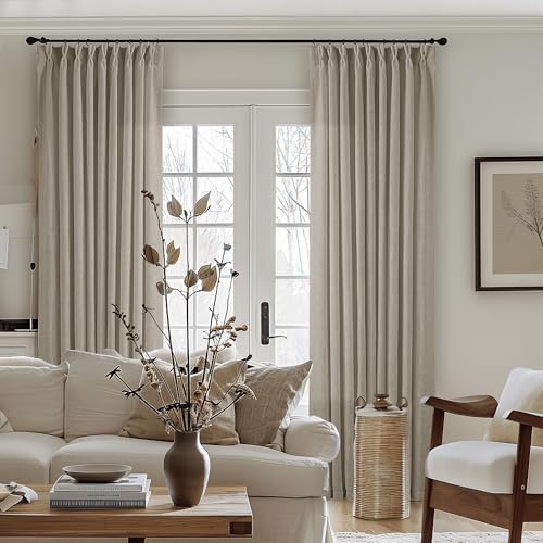 Extra Wide Curtains 90 Inches Long 60 Inch Width Burlywood Birch (Burlywood Birch / 60"W x 90"L (Pack of 1))
