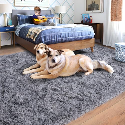 Rugs for Living Room 8x10 (8' x 10' (Rectangular) / Grey)