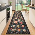 2x10 Runner Rug (Black / 2' x 10' (Rectangular))
