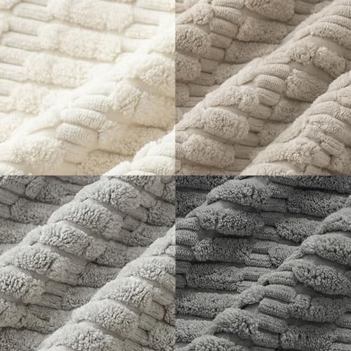 4 Packs Decorative Throw Pillow Covers for Living Room Couch Bed (28" x 28" (Pack of 4) / Grey Series)