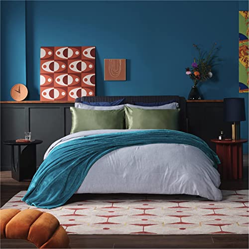 GentleSoft Fleece Blankets King Size Teal (Teal Blue / King (108" x 90"))