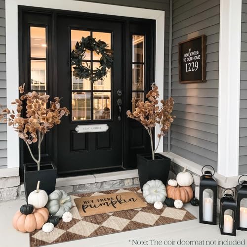 Front Door Mat Indoor Entrance (Diamond - Brown Beige / 2' x 4'3" (Rectangular))