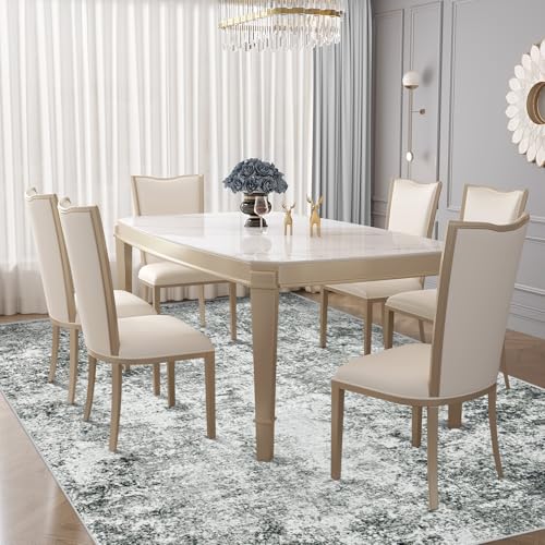 6x9 Area Rugs for Living Room (Grey / 6' x 9' (Rectangular))