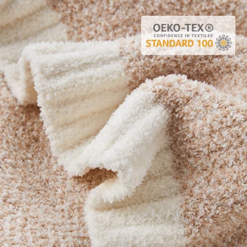 Heather Throw Blanket for Couch (Heather Beige / Throw (50"x60"))