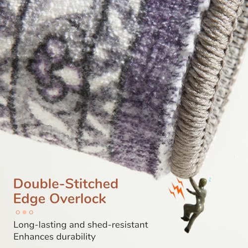 Soft Area Rugs 5x7 (5' x 7' (Rectangular) / Purple)