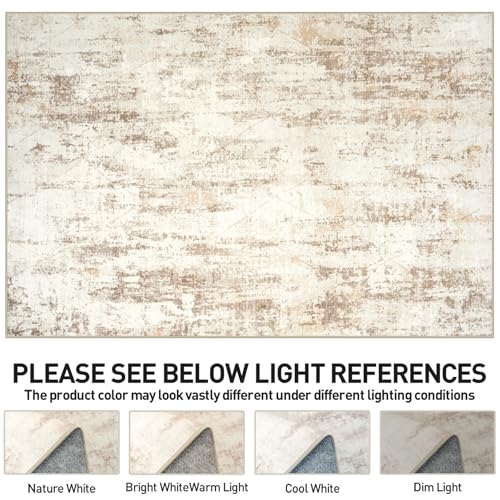 9x12 Area Rugs for Living Room (Beige Grey / 9' x 12' (Rectangular))