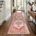 Washable Runner Rug (2' x 8' / Pink)