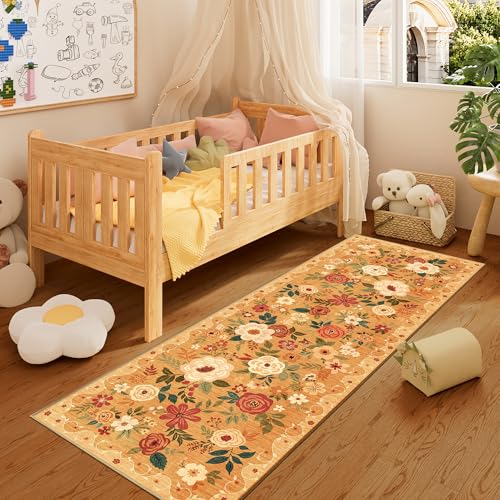 2x10 Runner Rug (Orange / 2' x 10' (Rectangular))