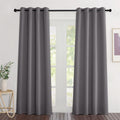 Blackout Grey Curtains 84 inches Long (Grey / 46"W x 84"L (Pack of 2))