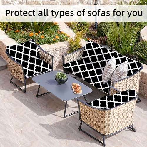 8 Pcs Outdoor Cushion Covers