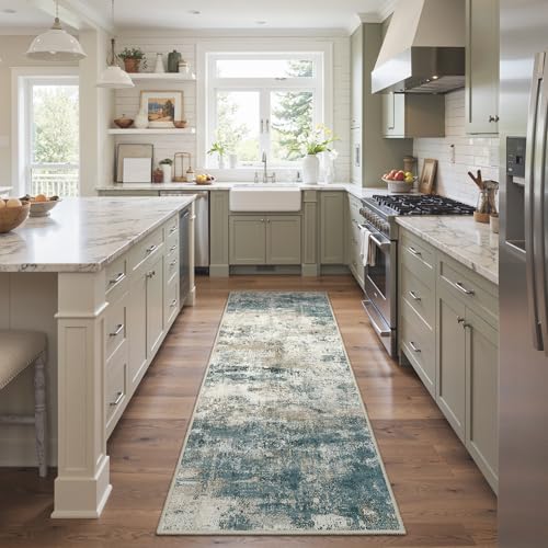 2'6"x6 Runner Rug for Hallway (Navy Beige / 2'6" x 6' (Rectangular))