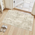 2x3 Abstract Washable Rugs for Kitchen (Beige/Gray / 2' x 3' (Rectangular))