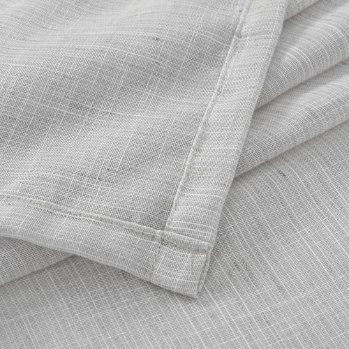 Light Grey Linen Curtains 80 Inch Length for Living Room (Light Grey / 52"W x 80"L (Pack of 2))