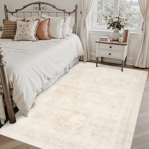 6x9 Area Rugs Living Room (Beige / 6' x 9' (Rectangular))